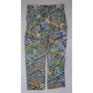 10x Moasy Oak Camo Cargo Pants Polyester Lightweight Zip Pockets Hunting 34-36